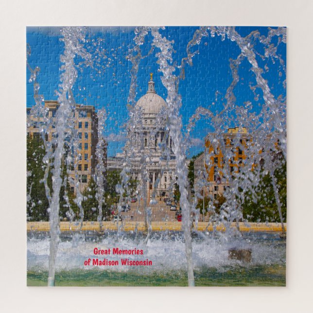 Puzzle de Madison Wisconsin (Vertical)