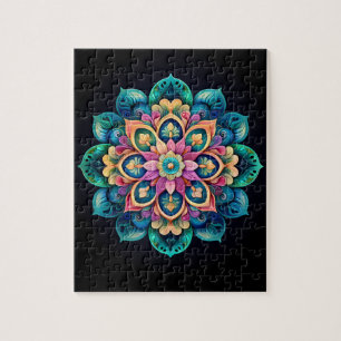Puzzle de Mandala coloré