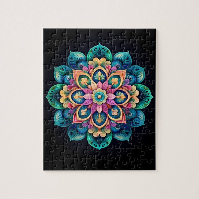 Puzzle de Mandala coloré (Vertical)