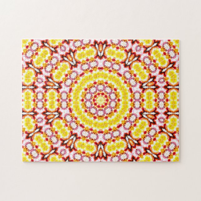 Puzzle de Mandala de Barbe à Papa (Horizontal)