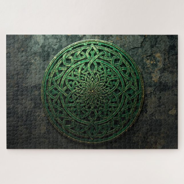 Puzzle de mandala en nœud celtique (Horizontal)