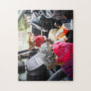 Puzzle de masque de visage de Corgi