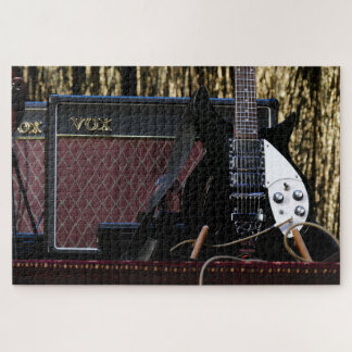 puzzle de matériel de guitare