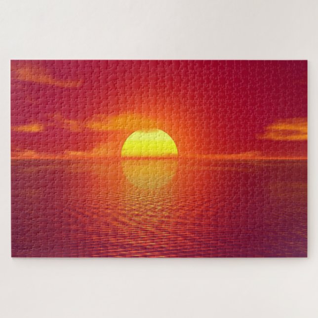 Puzzle de mer coucher du soleil (Horizontal)