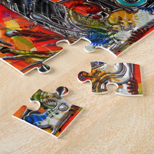 Puzzle De microphone musique ouverte d'arrêt non (Côté)