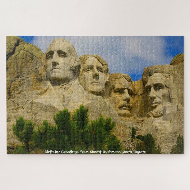 Puzzle de Mont Rushmore Dakota du Sud (Horizontal)
