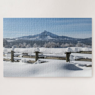 Puzzle de montagne enneigée