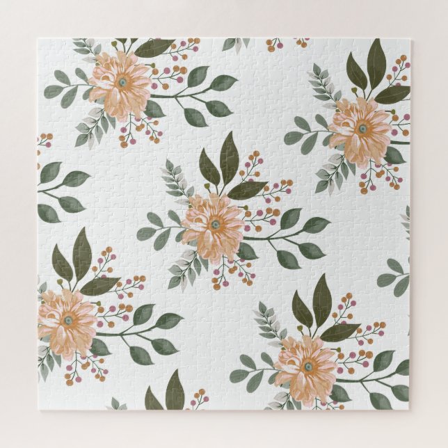 Puzzle de motif floral (Horizontal)
