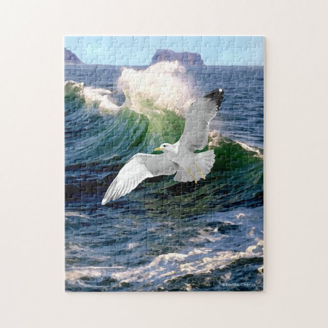 Puzzle de "mouette" (Vertical)