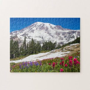 Puzzle de Mt. Rainer de paradis