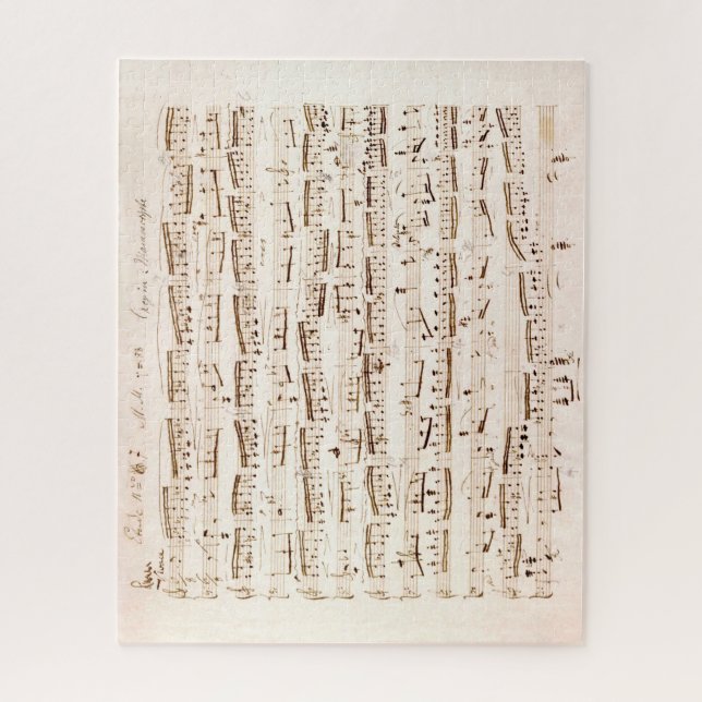 Puzzle de musique classique de Chopin (Vertical)