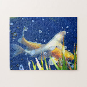 puzzle de natation de koi