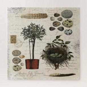 Puzzle de nature de ferme vintage moderne
