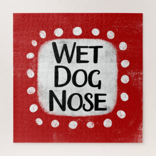 Puzzle de nez de chien humide