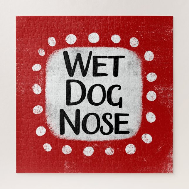 Puzzle de nez de chien humide (Vertical)