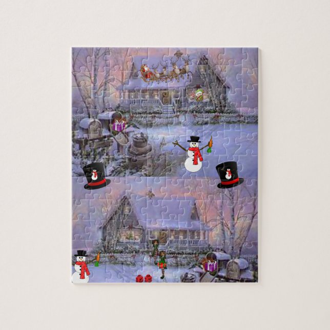 Puzzle de Noël (Vertical)