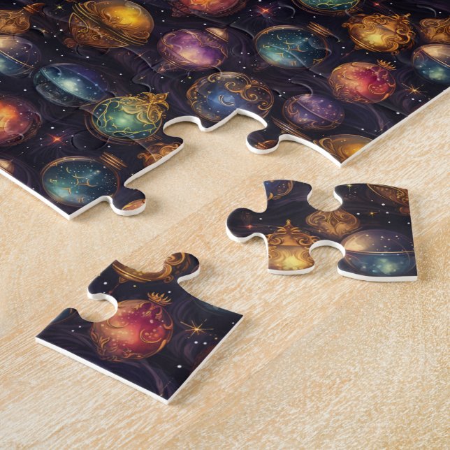 Puzzle de Noël Baubles (Côté)