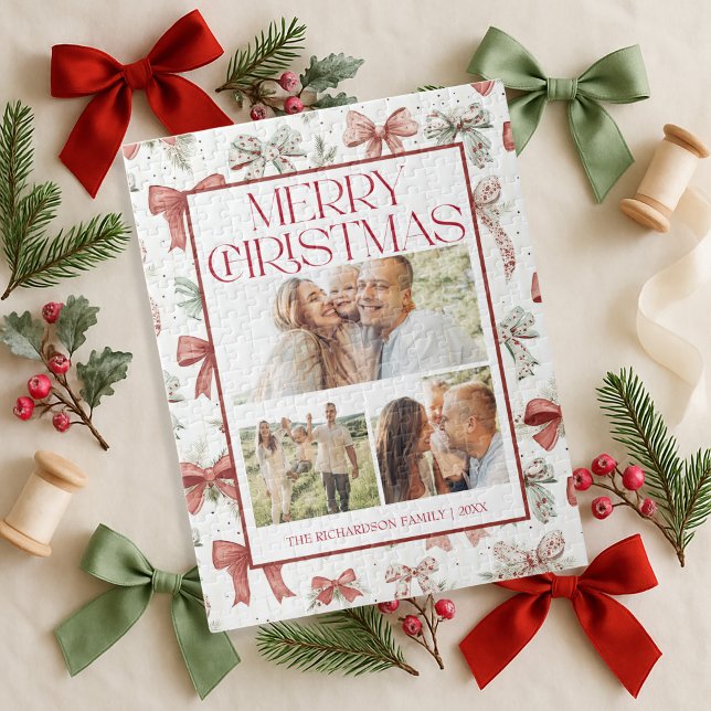Puzzle de Noël | Cadeau de photo de famille (Créateur téléchargé)