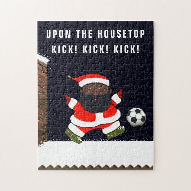 Puzzle de Noël de football (Vertical)