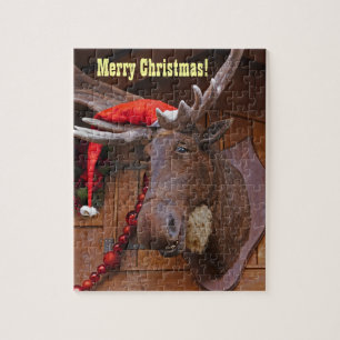 Puzzle de Noël Moose