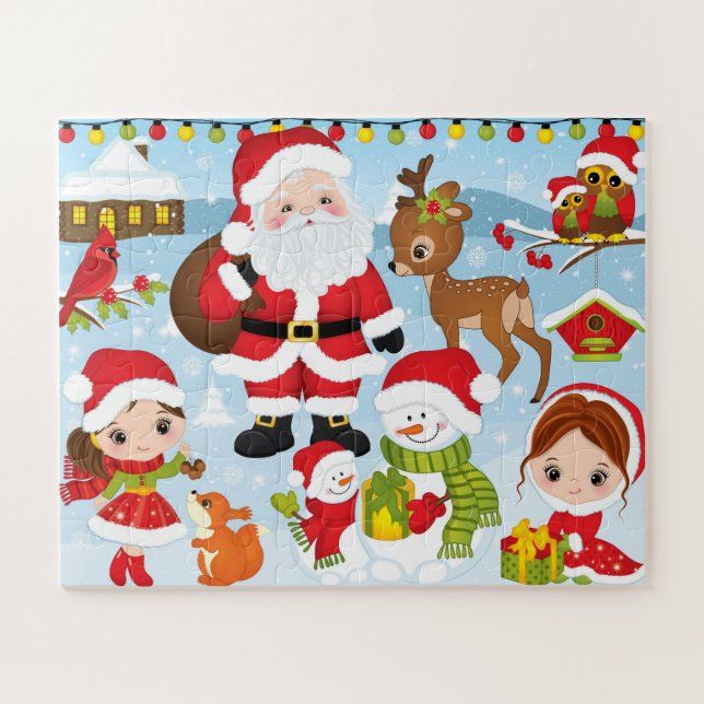 Puzzle de Noël pour enfants (Horizontal)