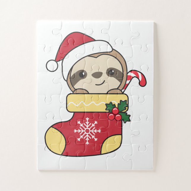 puzzle de noël-slothmas (Vertical)
