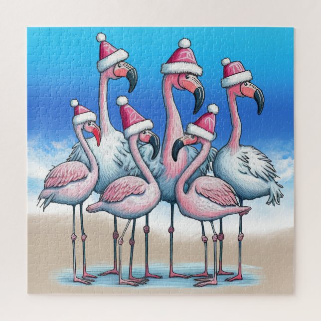 Puzzle de Noël tropical (Vertical)