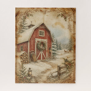 Puzzle de Noël vintage