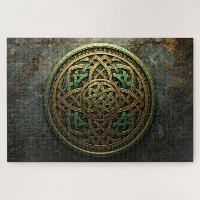 Puzzle de nœud celtique mandala (Horizontal)