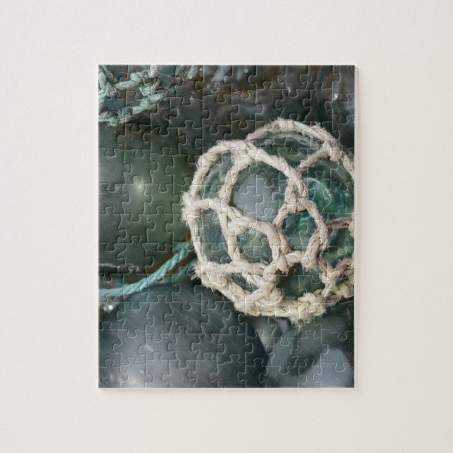 Puzzle De nombreux bateaux de pêche au verre, Alaska (Vertical)