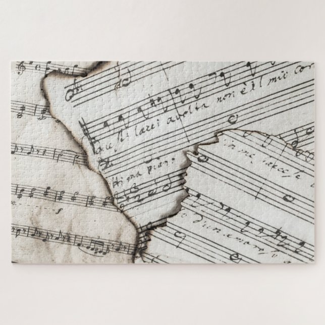 puzzle de notes musicales (Horizontal)
