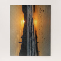 Puzzle de Nouvelle-Zélande - Castlepoint sunrise