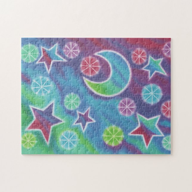 Puzzle de nuit brillante (Horizontal)
