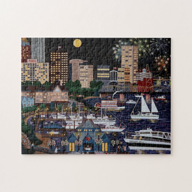Puzzle de nuit de Portland @ (Horizontal)