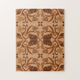 Puzzle de Papillon Brun Doré Automne