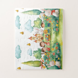 Puzzle de Pâques 30 pièces – Chasse aux œufs