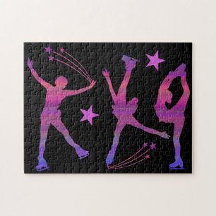 Puzzle de patinage sur glace (femmes patinage arti
