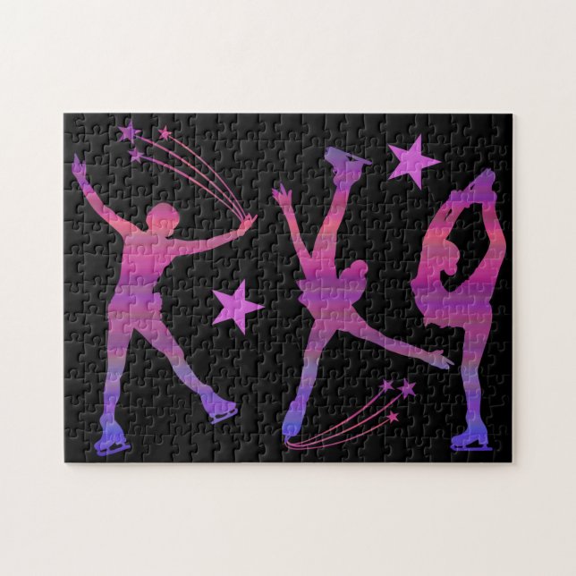Puzzle de patinage sur glace (femmes patinage arti (Horizontal)