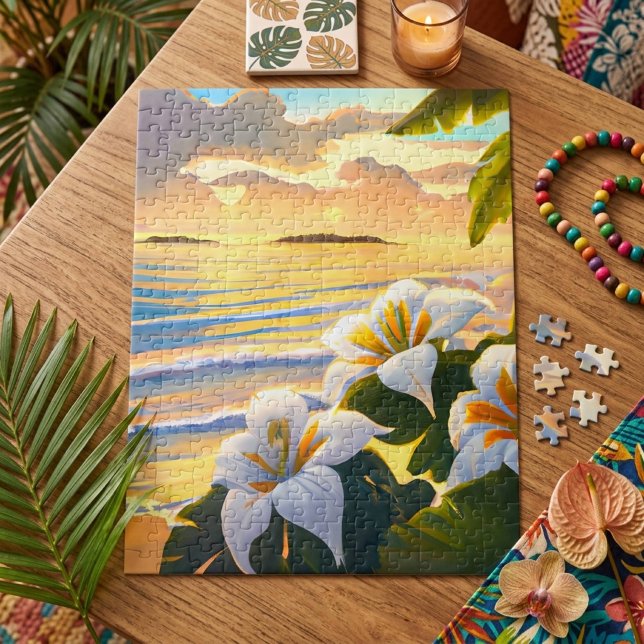 Puzzle de paysage de plage d'Hawaii (Créateur téléchargé)