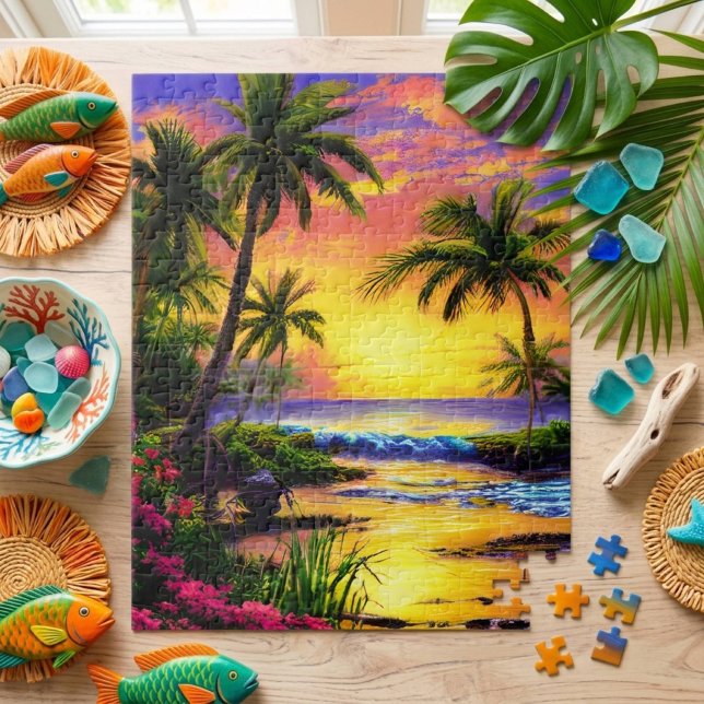 Puzzle de paysage de plage d'Hawaii (Créateur téléchargé)