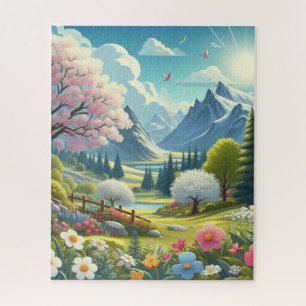 Puzzle de paysage et scène naturelle