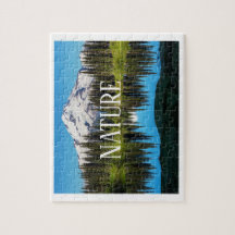 Puzzle de paysage naturel | Montagne, arbres et la