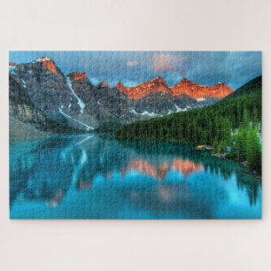 Puzzle de paysage panoramique du lac de montagne