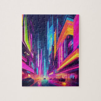 Puzzle de paysage urbain vibrant