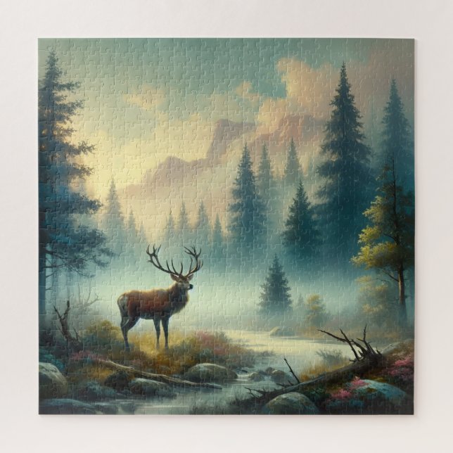 Puzzle de peinture à l'huile de porc (Vertical)