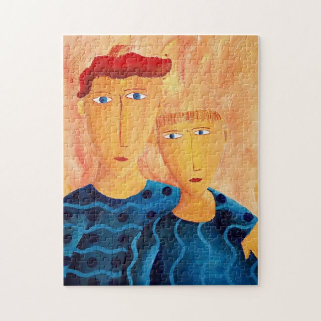 Puzzle de peinture d'art contemporain Frères (Vertical)