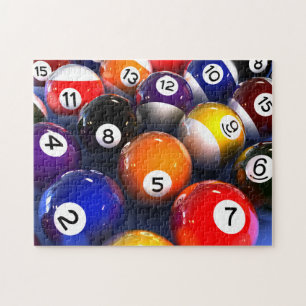 Puzzle de photo de boules de piscine de billards