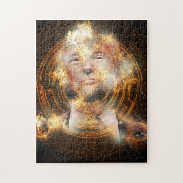 Puzzle de photo de Donald Trump 11x14 avec la (Vertical)