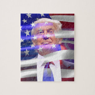 Puzzle de photo de Donald Trump 8x10 avec la