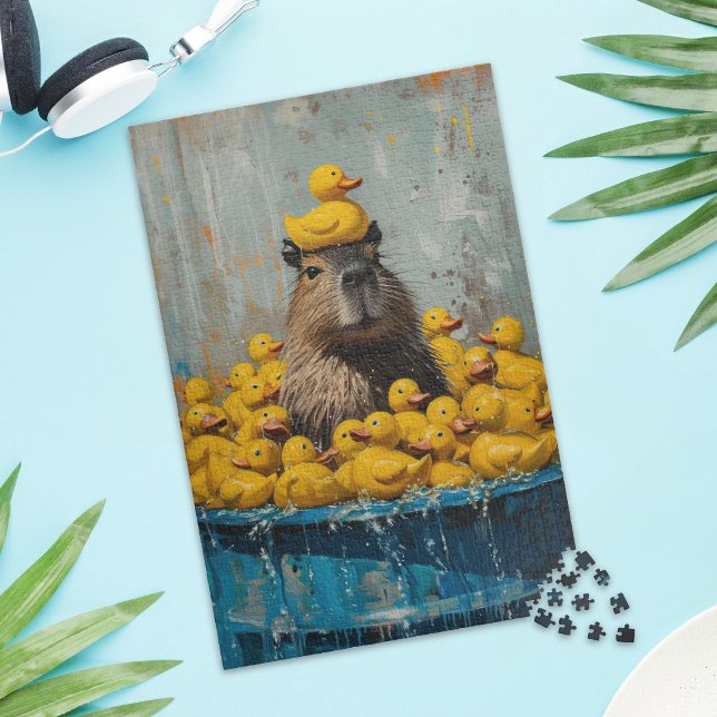 Puzzle de piscine en forme de canard en caoutchouc (Créateur téléchargé)